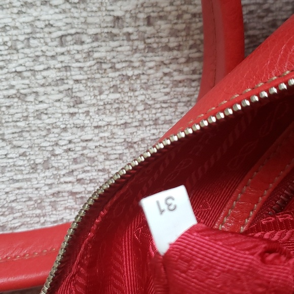 Red PRADA Hobo BR4314 - Picture 14 of 16